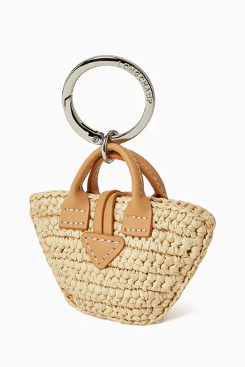 Le Roseau Key Ring in Canvas