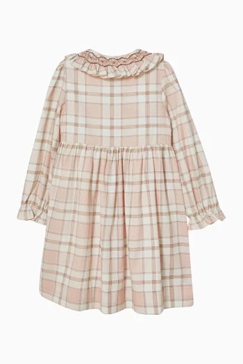 Adeline Smocked Tartan Dress