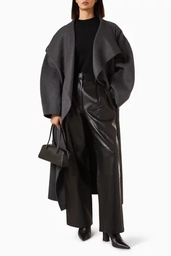 Ripley Wide-leg Pants in Faux Leather