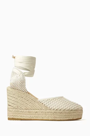 Wedge Espadrilles in Mesh