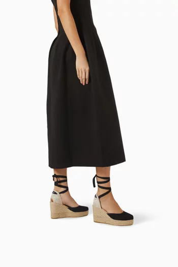 Wedge Espadrilles in Mesh