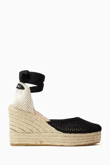 Wedge Espadrilles in Mesh
