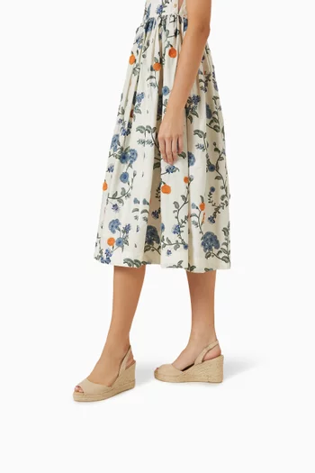 Slingback 100 Wedge Espadrilles in Suede