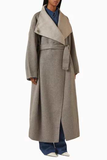 Leroy Reversible Coat in Wool-blend