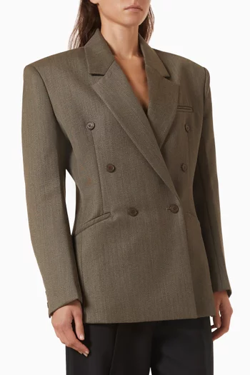 Jade Double-breasted Blazer