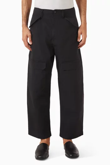 Ravel Straight-leg Utility Pants in Cotton-canvas