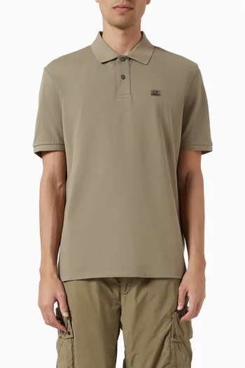 Polo Shirt in Stretch Piquet