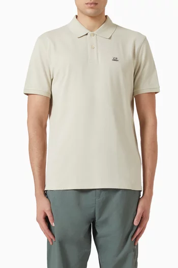 Polo Shirt in Stretch Piquet