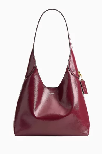 Brooklyn Shoulder Bag 28 in Glazed Leather