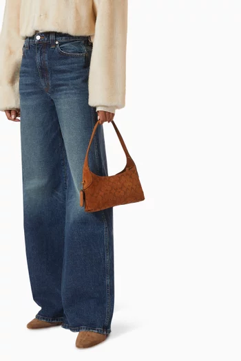 Brooklyn Shoulder Bag 26 in Signature Suede