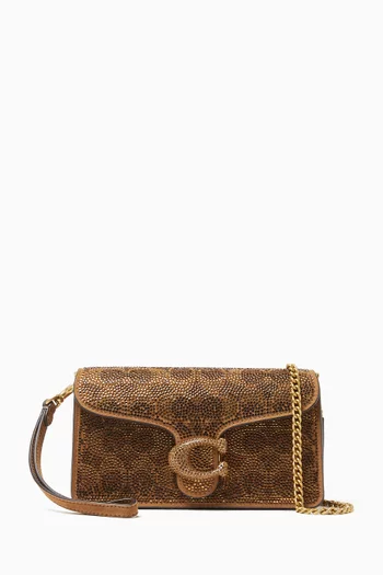 Tabby Chain Crossbody Bag 19 with Crystal Signature