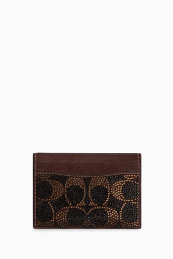 Essential Card Case With Crystal Signature