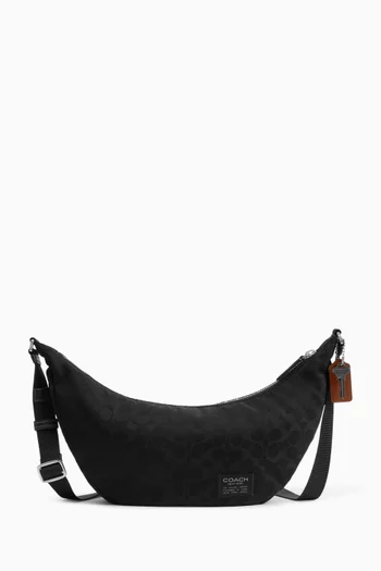 Leon Sling Bag in Signature Nylon Jacquard