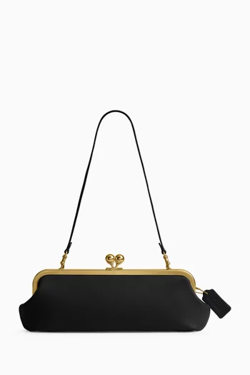 Kisslock Frame Bag 30 in Glovetanned Leather