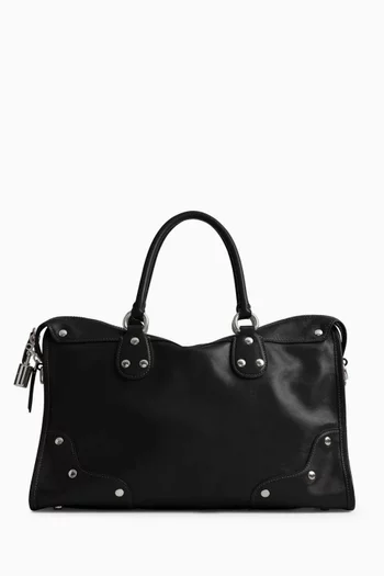 Rhyder Satchel Bag 38 in Glazed Leather