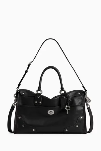 Rhyder Satchel Bag 38 in Glazed Leather