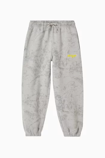 Marble-print Sweatpants