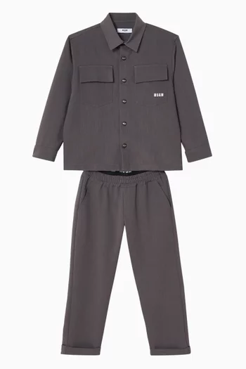 Logo Collar Shirt