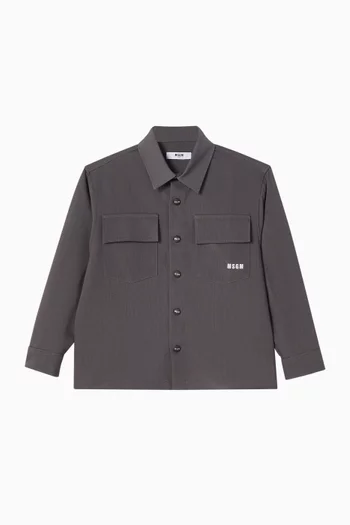 Logo Collar Shirt