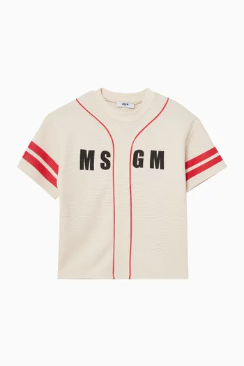 Logo T-shirt in Mesh