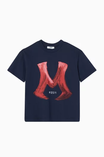 Logo-print T-shirt in Cotton