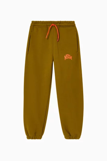 Logo Sweatpants in Cotton-fleece