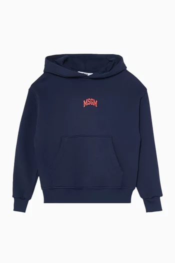 Logo Hoodie in Cotton