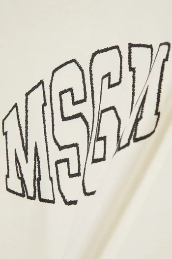 Logo  T-shirt in Cotton