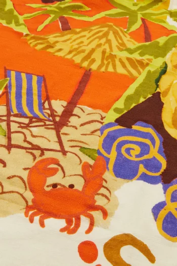 Island Cove Textured Beach Towel