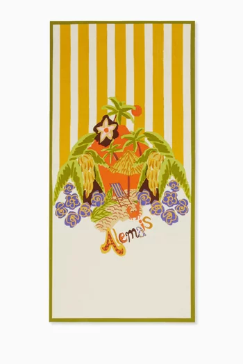 Island Cove Textured Beach Towel