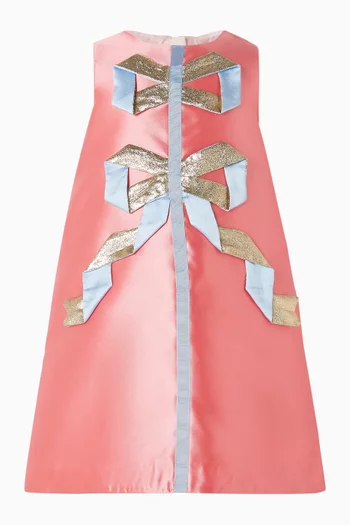 Origami Ribbon Shift Dress