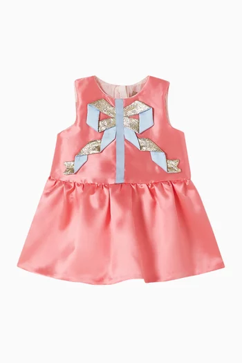 Origami Ribbon Shift Dress