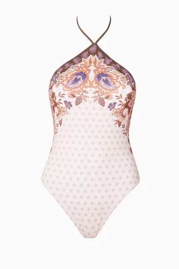 Vienna Halterneck One-piece Swimsuit