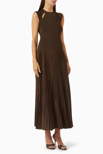 Nereus Knit Maxi Dress in Light Viscose