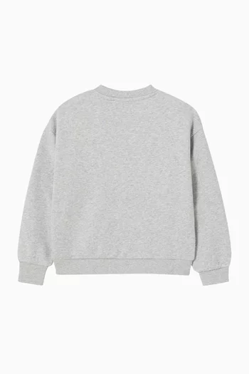 Logo Sweatshirt in Fleece