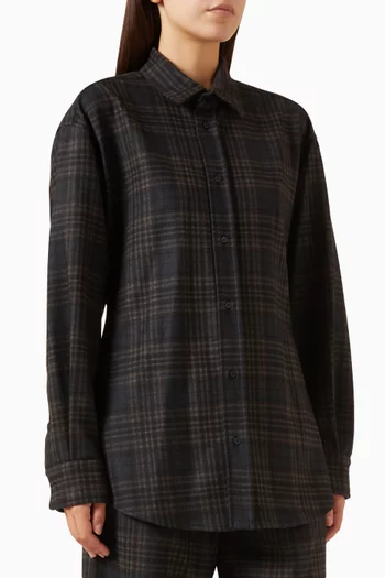 Anne Tartan Check Tailored Shirt