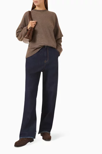 Troy Knit Double-sleeve T-shirt in Cashmere & Wool