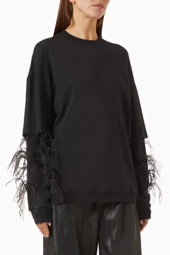 Troy Double Sleeve Feathers T-shirt