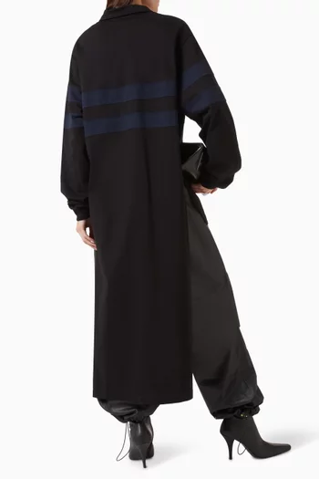 Jill Stripes Polo Rugby Shirt in Cotton