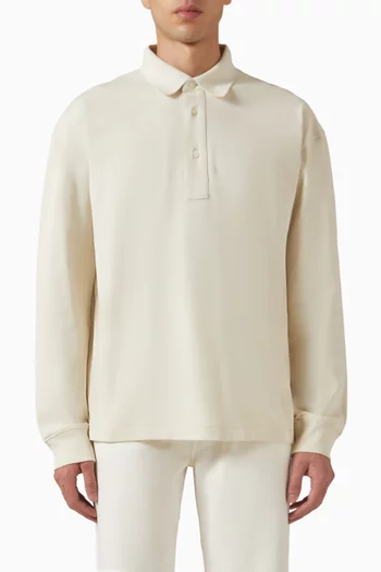 Logo Polo T-shirt in Cotton