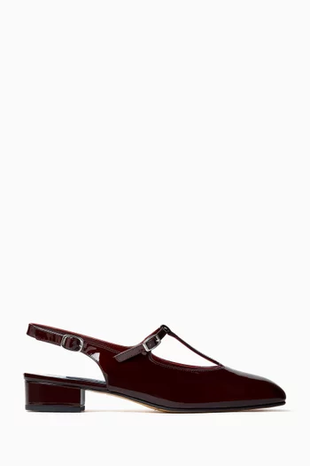 Prune 20 Slingback Ballerina Flats in Patent Leather
