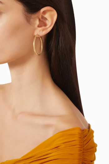 Madison Avenue Baby Hoop Earrings