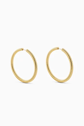 Madison Avenue Baby Hoop Earrings