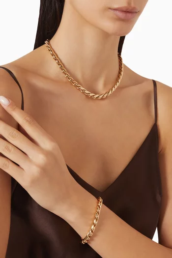 Chelsea Chain Necklace in 10kt Gold-plated Metal