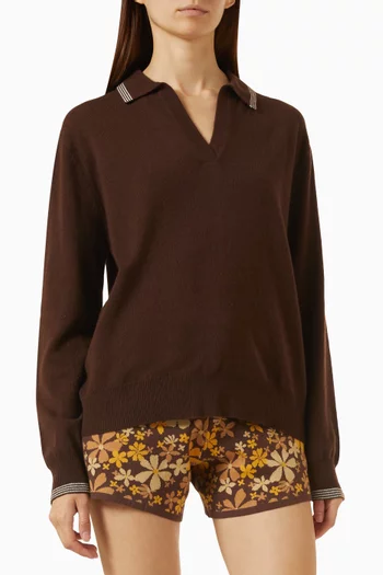 Coco Luna Knit Top in Cashmere-blend