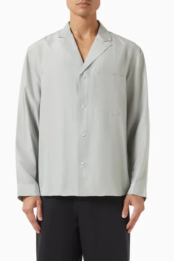 Camp Collar Shirt in Silk