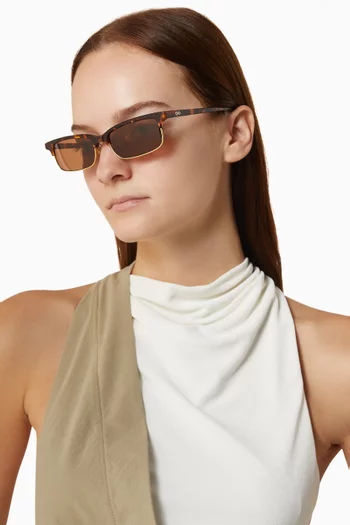 Iris Square-frame Sunglasses in Acetate
