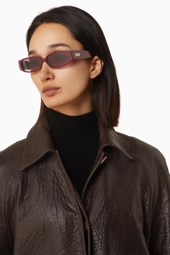 Tala Square Frame Sunglasses in Acetate