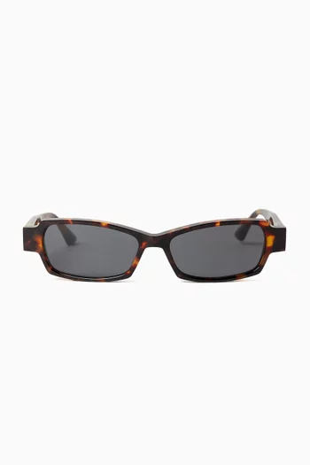 Raya Rectangular Sunglasses in Acetate