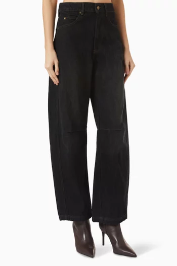 Eliott Barrel-leg Jeans in Denim